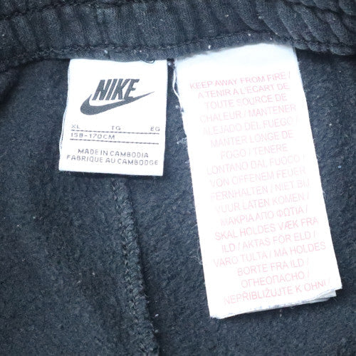 Nike Boys Black XL Jogger Sweatpants Trousers 158-170cm Cotton Blend