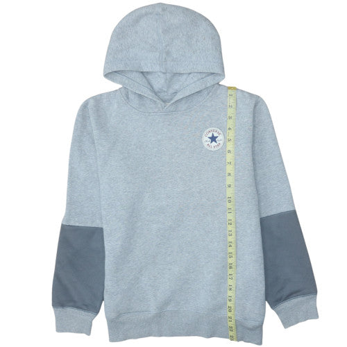 Converse Boys Grey Hooded Pullover Hoodie XL 13-15 Years All Star Logo