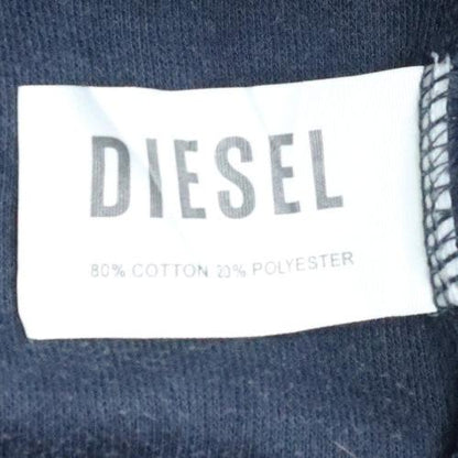 Diesel Men's Black Full Zip Fleece Sweatshirt Size S