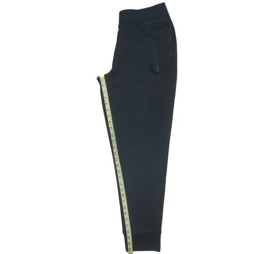 Champion Men's Black Jogger Trousers L Fleece Cotton Blend