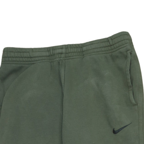 Nike Women's Green Fleece Joggers S Regular Fit Comfortable Sportswear