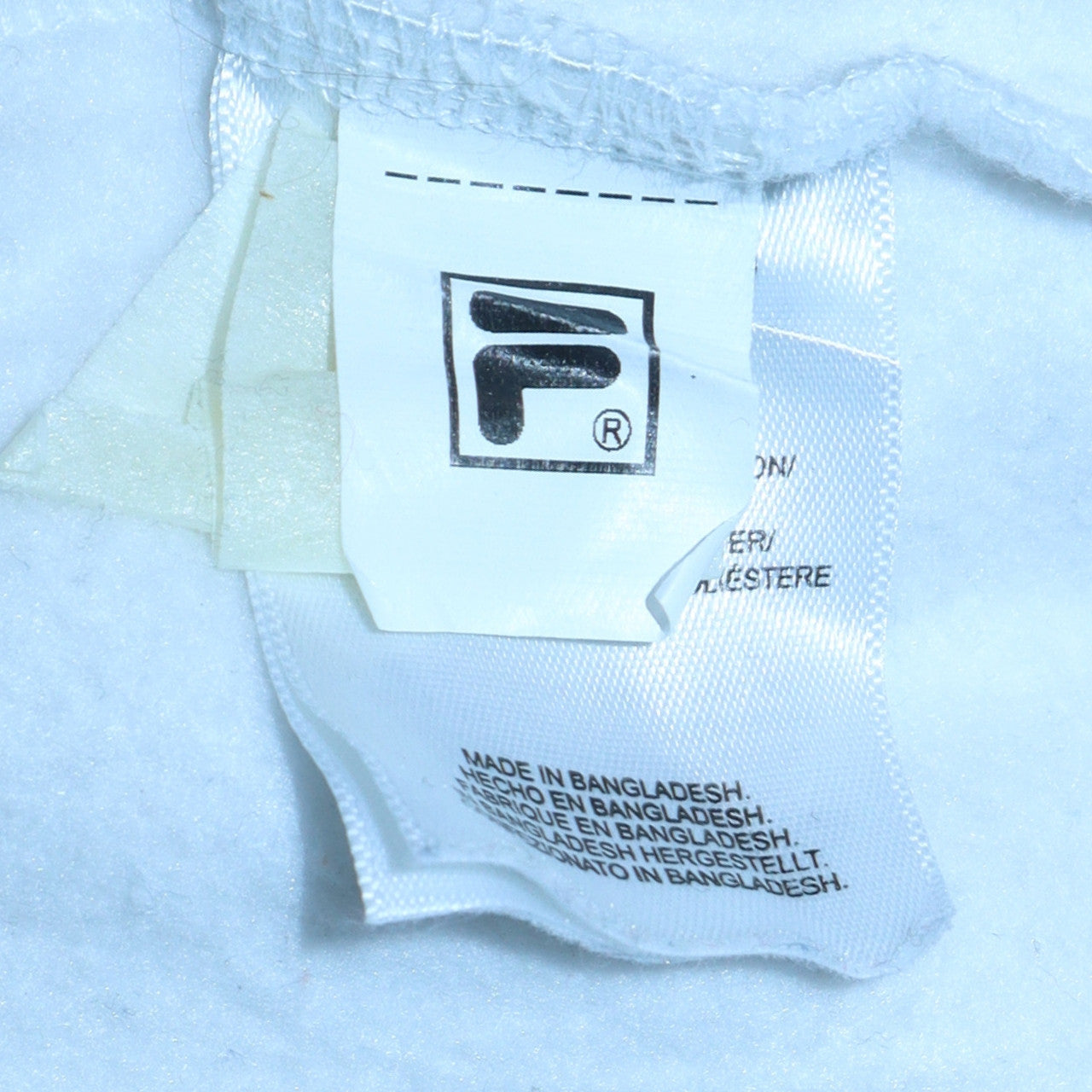 Fila Womens White Gold Trim Crew Neck Sweatshirt XL