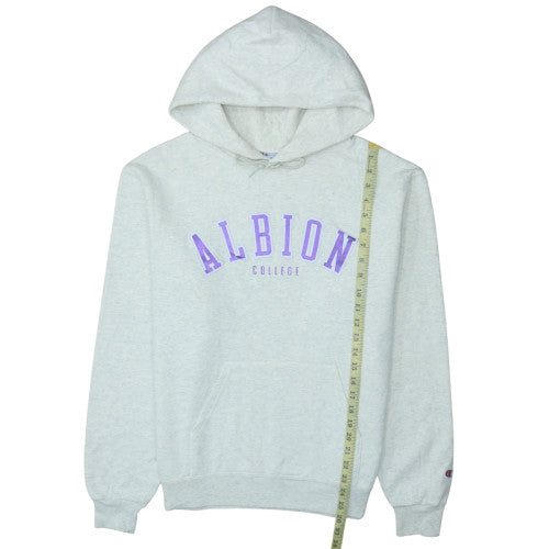 Champion Women’s Grey Albion College Pullover Hoodie M
