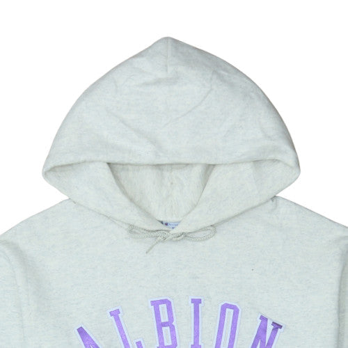 Champion Women’s Grey Albion College Pullover Hoodie M