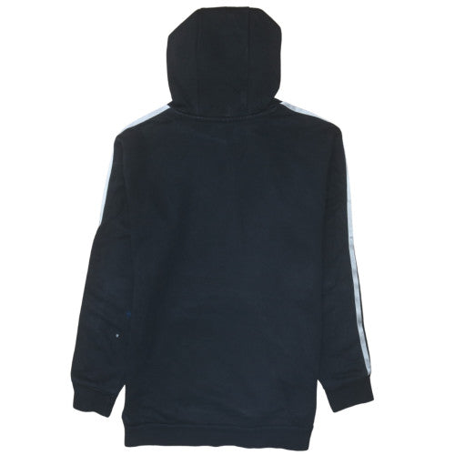 Adidas Girls Black Pullover Hoodie 15-16 Years Hooded Fleece Logo Sweatshirt