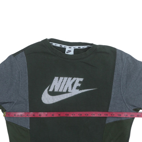 Nike Men's Green Crew Neck Pullover Sweatshirt Size S