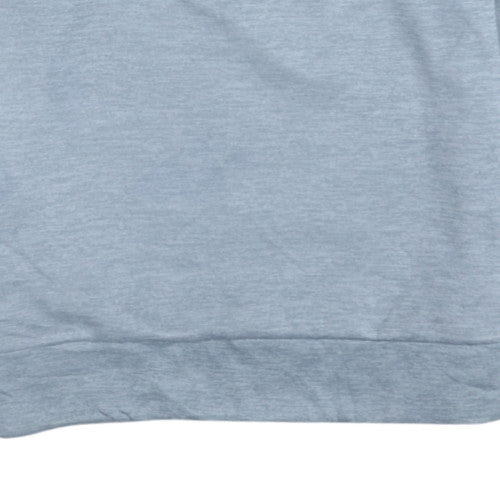 The North Face Boys Grey Crew Neck Sweatshirt Size L Youth Fleece
