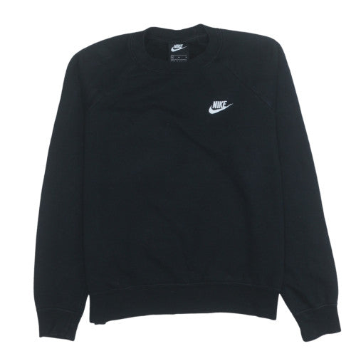 Nike Men's Black Crew Neck Pullover Sweatshirt M Regular Fit