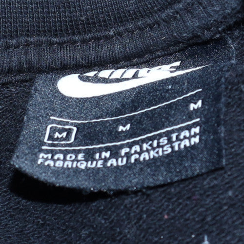 Nike Men's Black Crew Neck Pullover Sweatshirt M Regular Fit