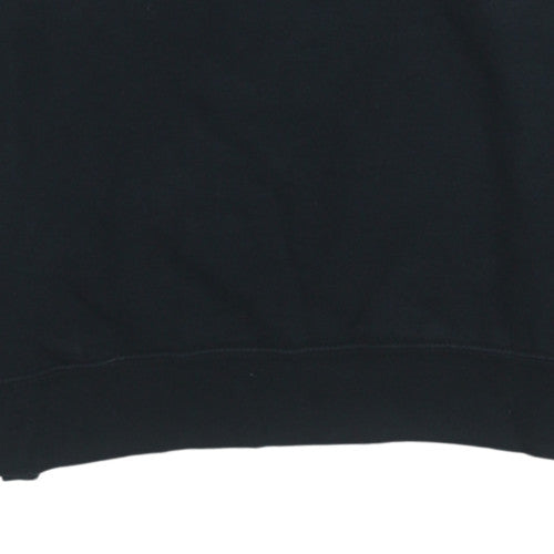 Nike Men's Black Crew Neck Pullover Sweatshirt M Regular Fit