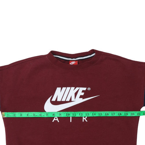 Nike Boys Red Pullover Sweatshirt XL 13-15 Years Logo Crew Neck Fleece