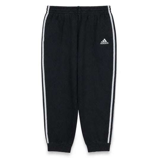 Front view of Adidas men’s black xl jogger sweatpants tapered comfort fit