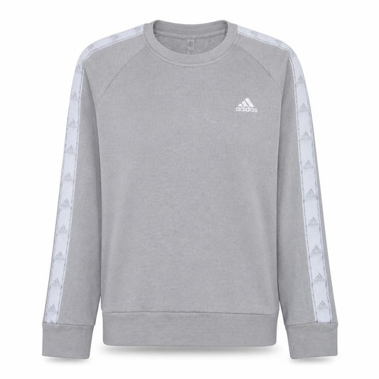 Adidas Women Grey Crew Neck Long Sleeve Sweatshirt Size 12-14