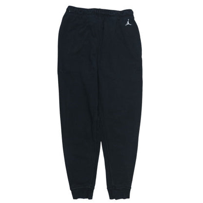 Brand and care label for Jordan Men's Black Jogger Sweatpants L Cotton Blend Drawstring