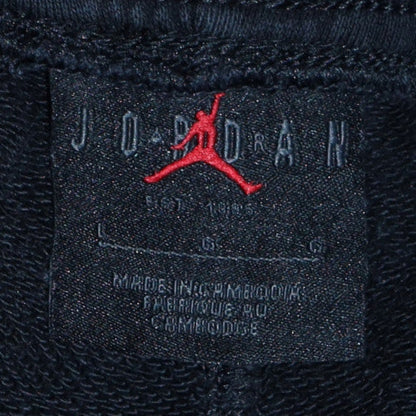 Additional view of Jordan Men's Black Jogger Sweatpants L Cotton Blend Drawstring