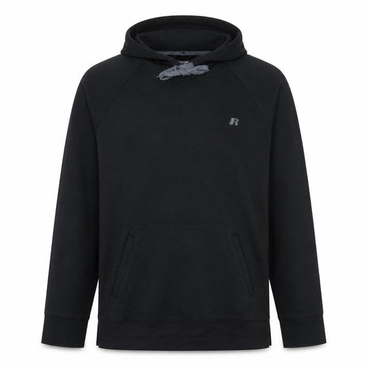 Russell Men's Black Pullover Hoodie Size M Athletic Fleece
