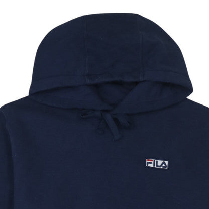 Additional view of Fila Men's Blue Pullover Hoodie M Logo Fleece Sweatshirt
