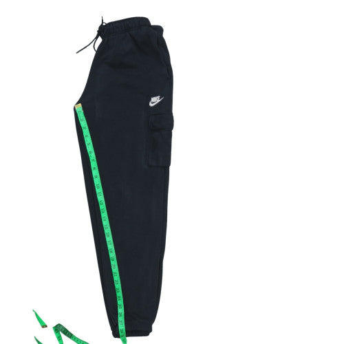 Nike Men's Black Cargo Fleece Jogger Trousers Size S