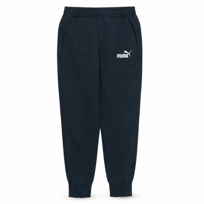 Front view of Puma Men's Black XS Jogger Sweatpants with Logo