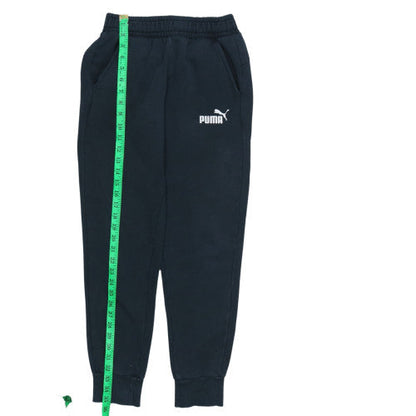 Back view of Puma Men's Black XS Jogger Sweatpants with Logo