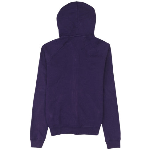 Nike Women's Purple Full Zip Hoodie Small Cotton Blend