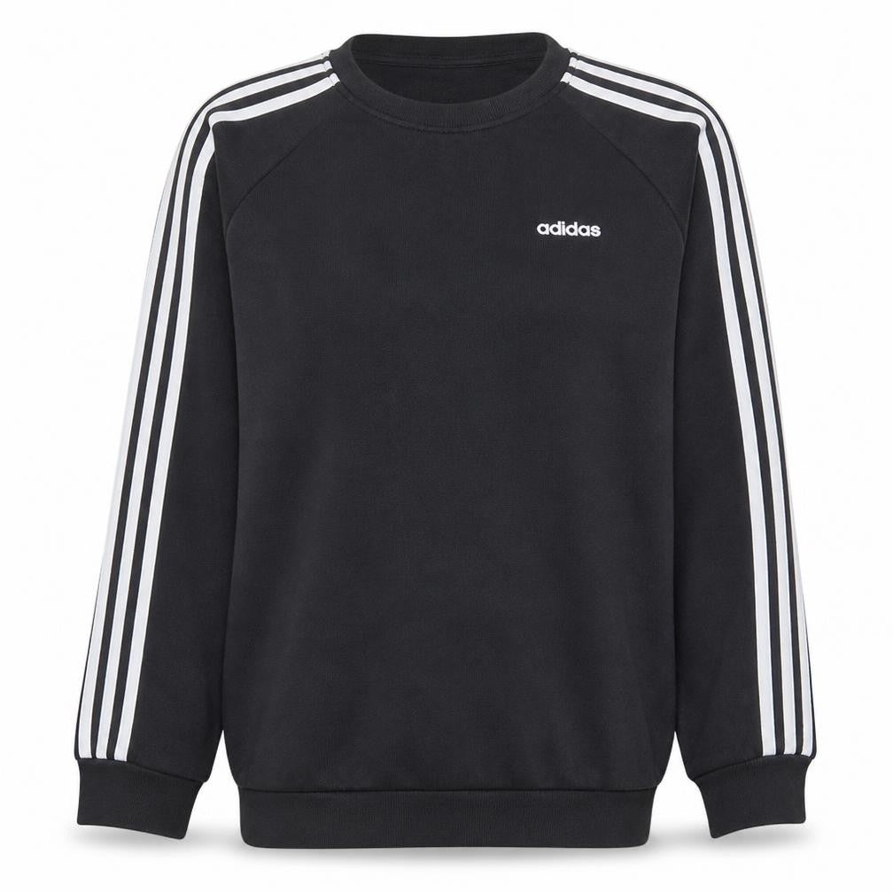 Adidas Women's Black Crew Neck Pullover Sweatshirt Size S 8-10