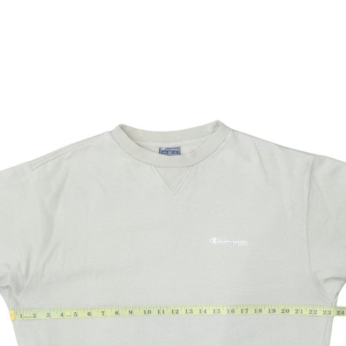 Champion Men's Beige XL Pullover Crew Neck Fleece Sweatshirt