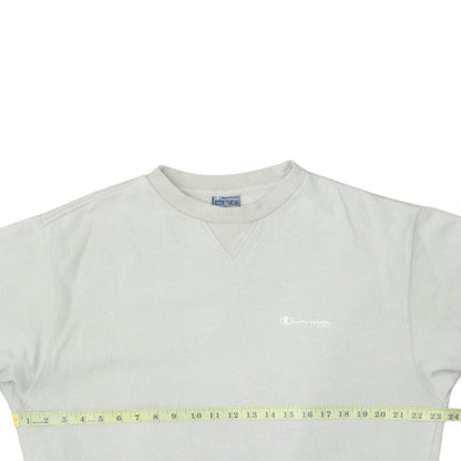 Champion Men's Beige XL Pullover Crew Neck Fleece Sweatshirt