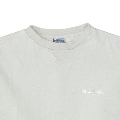 Champion Men's Beige XL Pullover Crew Neck Fleece Sweatshirt