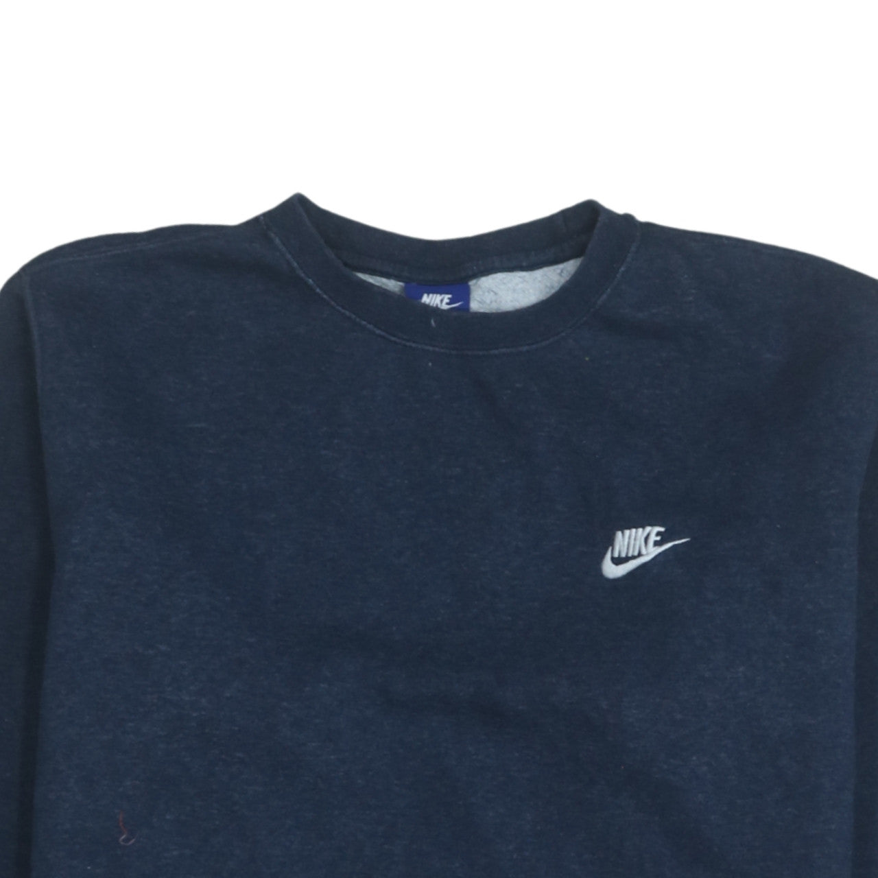 Nike Men's Blue Large Crew Neck Pullover Sweatshirt