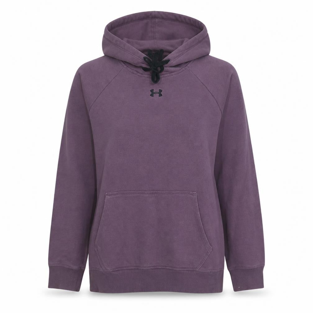 Under Armour Women Purple XL Pullover Hoodie Loose Fit Sportswear