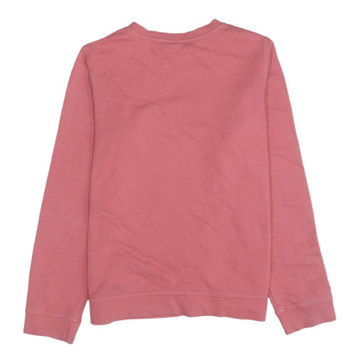 Nike Girls Pink Crew Neck Pullover Sweatshirt XL 158-170cm Cotton Blend