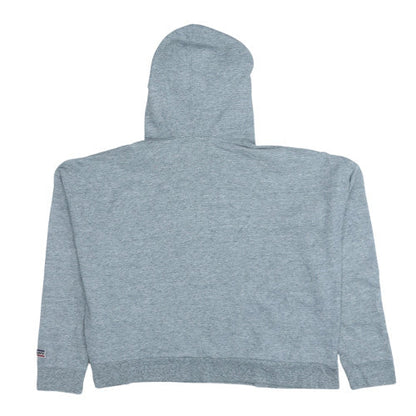 Levi's Womens Grey Small Pullover Hoodie with Logo Print