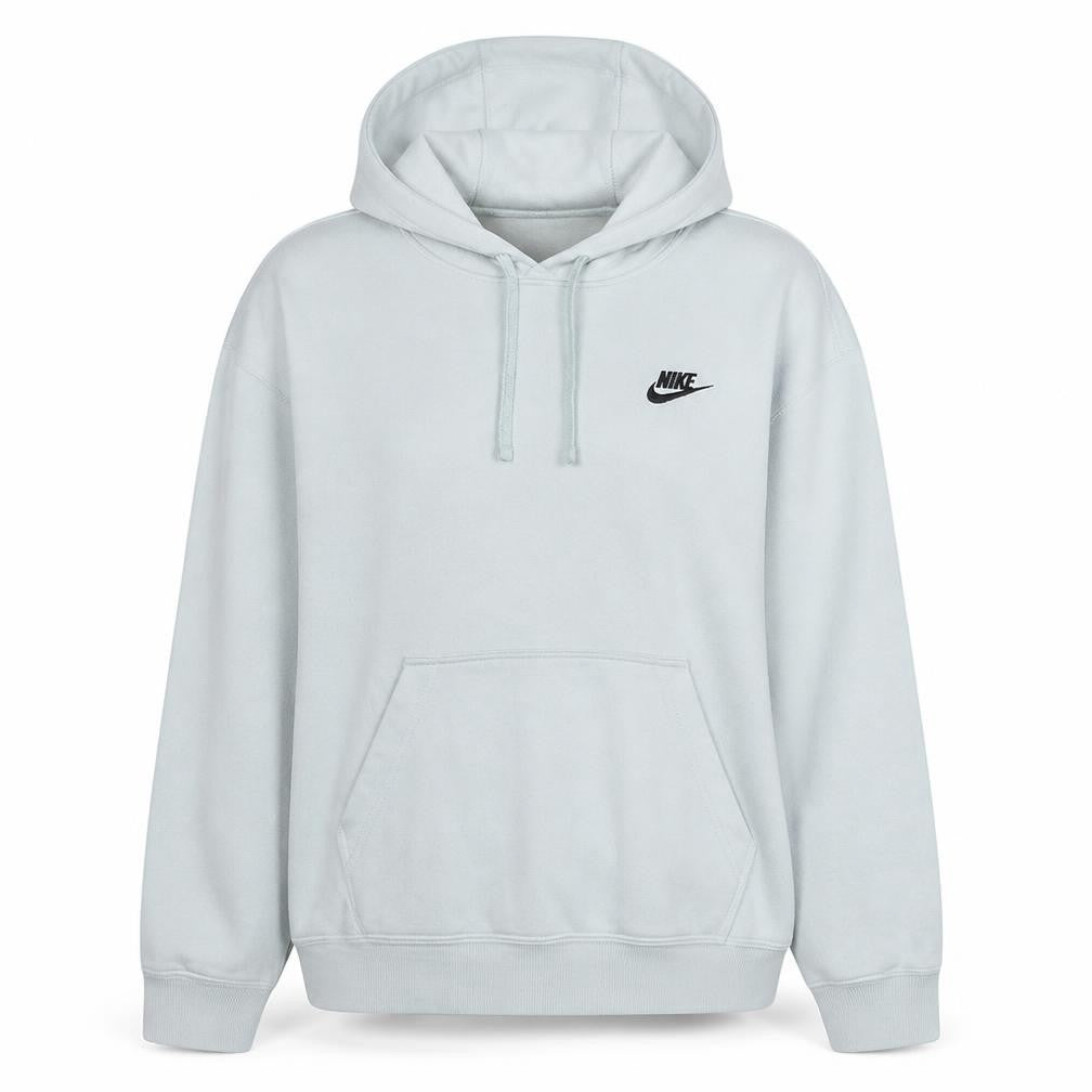 Nike Women White XL Pullover Hoodie with Logo Front Pocket