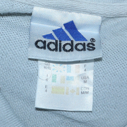 Adidas Men's Beige Short Sleeve Cotton Polo Shirt Size M