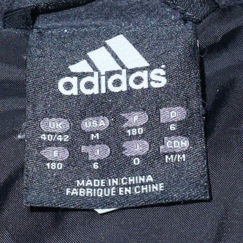 Adidas Men's Black Hooded Parka Jacket Size M 40in