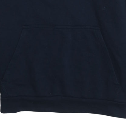 Kappa Mens Blue Pullover Hoodie Large Fleece Glasgow Rocks