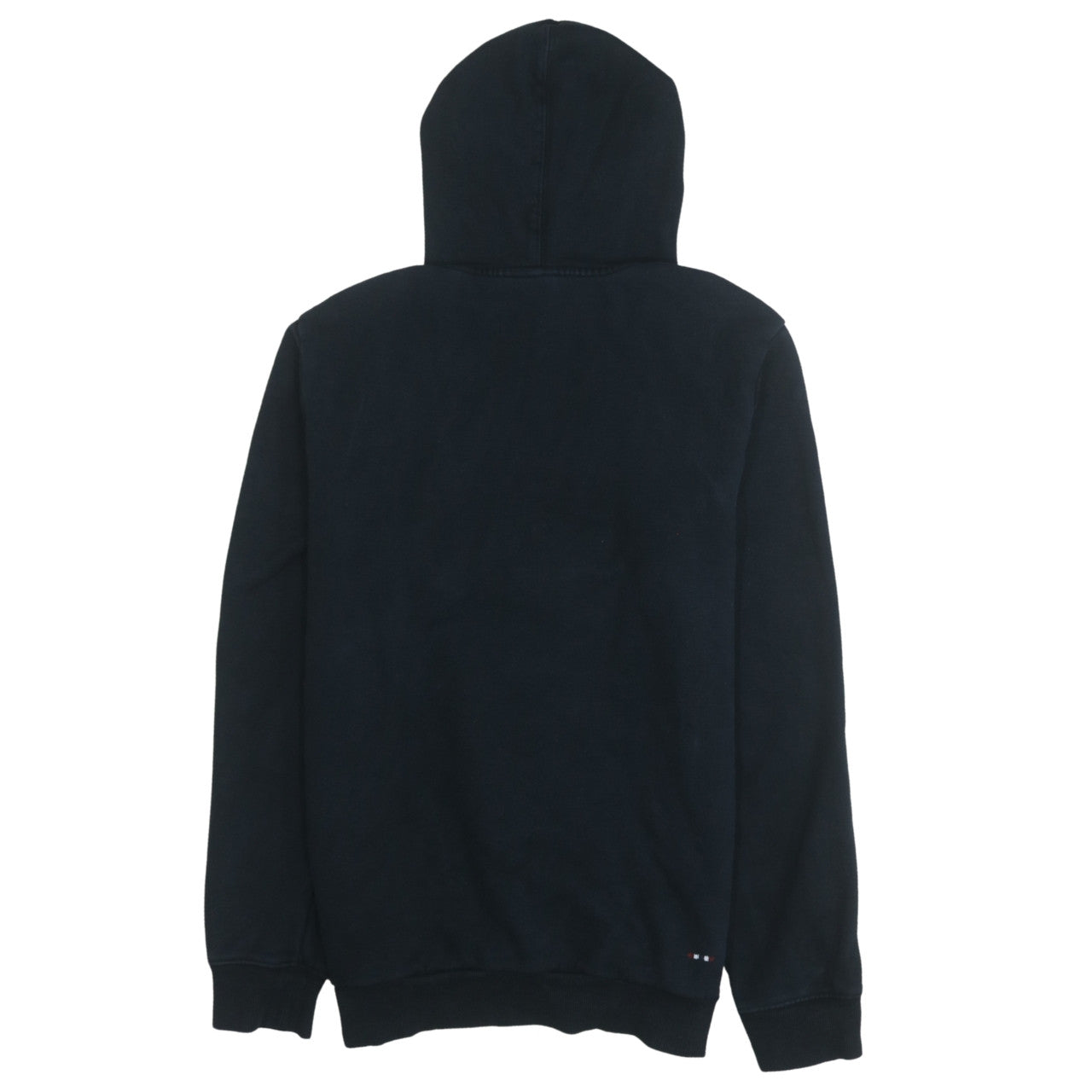 Napapijri Men Black Pullover Hoodie M Outdoor Cotton Blend
