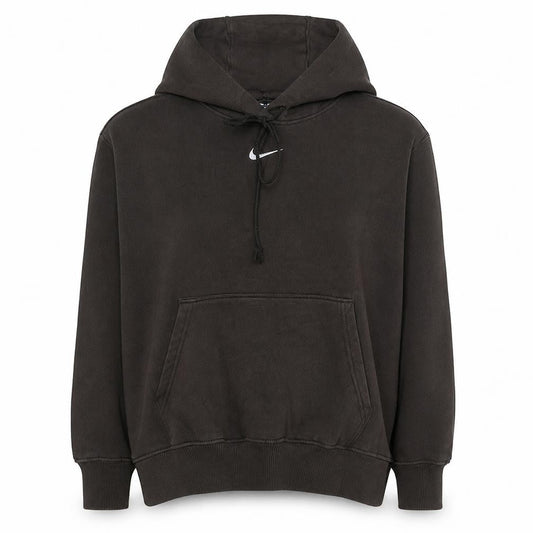 Nike Womens Brown Pullover Hoodie XS Cotton Blend Casual Sweatshirt