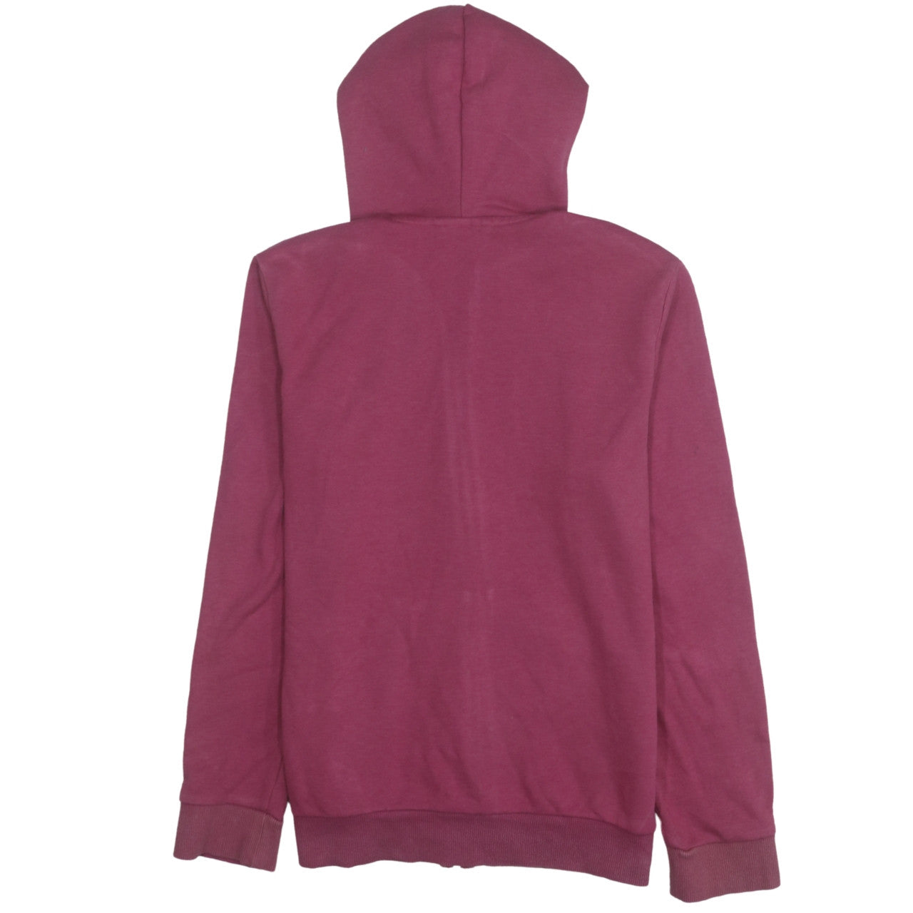 Adidas Women's Burgundy Full Zip Hoodie Size M 12-14 Casual Sportswear