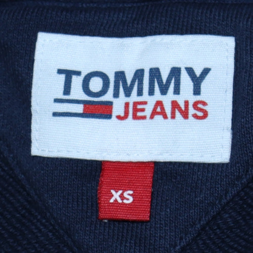 Tommy Jeans Men's Blue XS Pullover Hoodie Classic Logo
