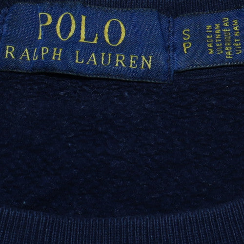 Ralph Lauren Men's Blue Small Pullover Logo Sweatshirt