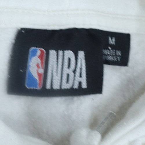 Primark NBA Chicago Bulls White Hoodie Men's M Hooded Sweatshirt
