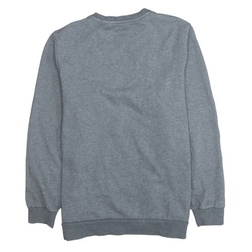Puma Mens Grey Pullover Sweatshirt L Lightweight Crew Neck