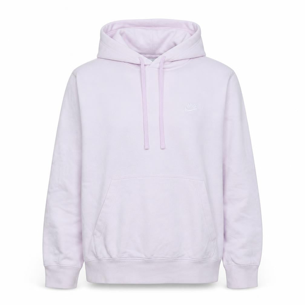 Nike Women Pink Pullover Hoodie Large Cotton Blend Casual