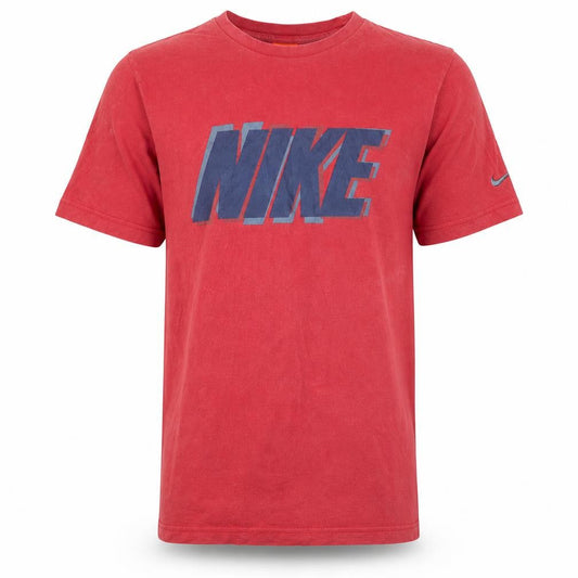 Nike Men’s Red Graphic Logo Athletic Dept Cotton T-Shirt Size L