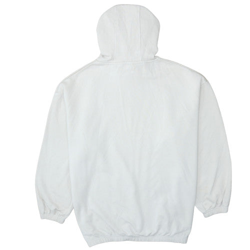 U.S. Polo Assn. Men's White Pullover Hoodie Size M Logo Cotton Blend