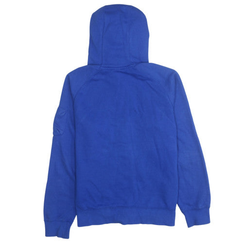 Nike Men’s Blue Full Zip Hooded Hoodie L Sports Graphic