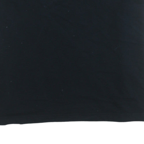 Ellesse Men's Black Crew Neck Short Sleeve Cotton T-Shirt Size L