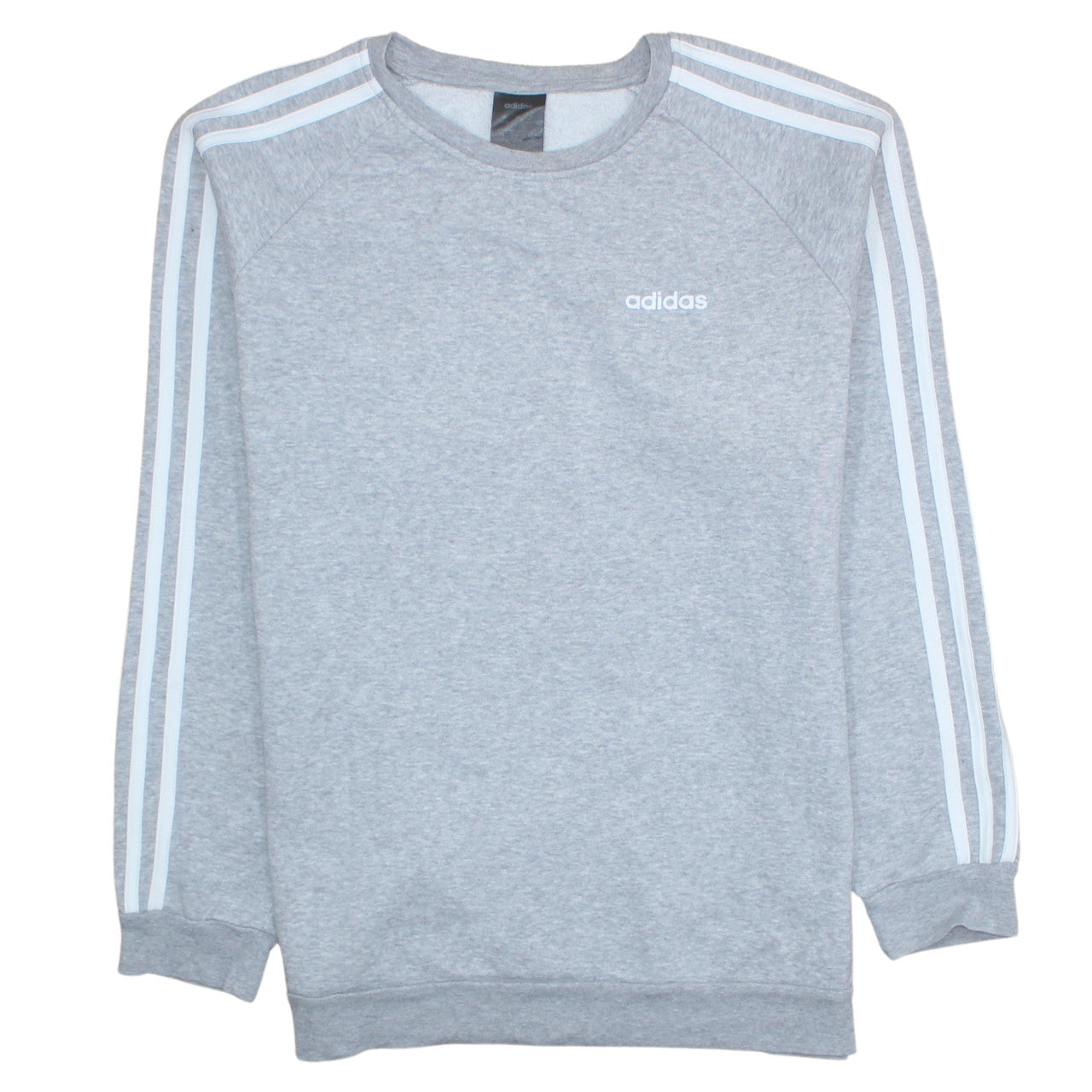 Adidas Women’s Grey Crew Neck Sweatshirt Small Classic Fit